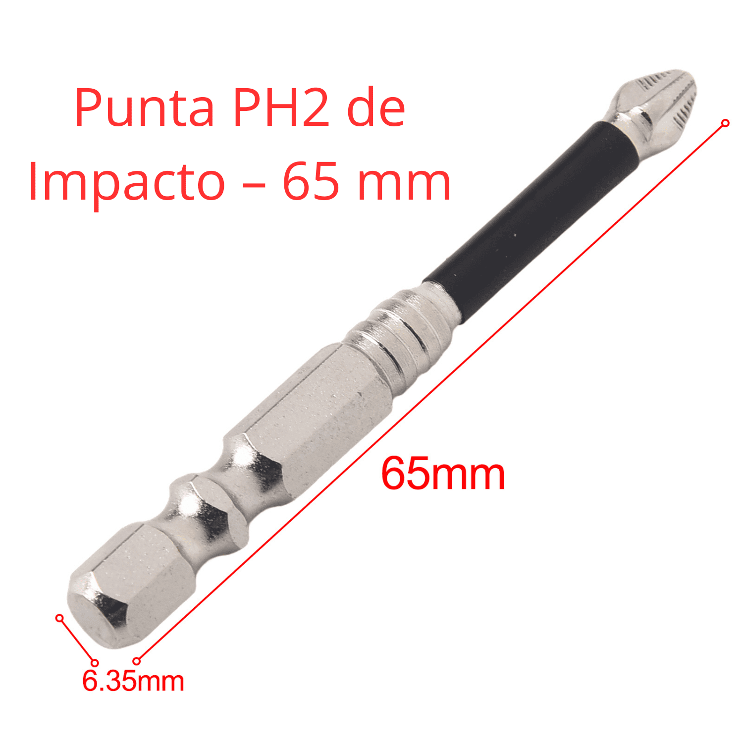 Punta PH2 de Impacto – 65 mm & 150 mm - COD:100427 - 100423