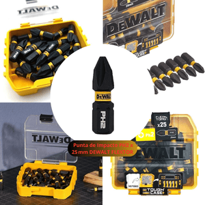 DEWALT PUNTA IMPACTO PH2X25mm - COD:100424