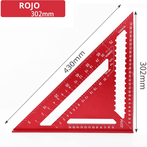 ESCUADRA RÁPIDA DE 12“ De Aluminio Alto Relieve - COD:100216 - 100215