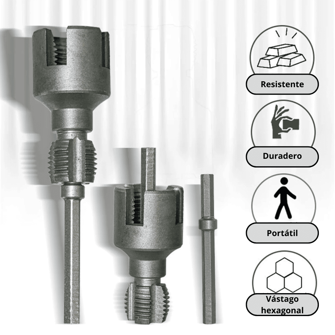 TARRAJA 1/2 & 3/4 PARA TUBO PVC - (COD:100619 - 100620)