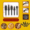 SET 5 BROCAS BURR PARA TALLADO EN MADERA - COD:100490