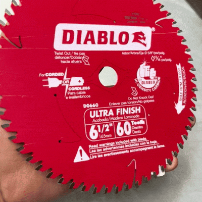 Discos de Sierra Diablo 6-1/2" a 10" - COD:100577-