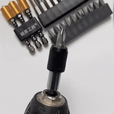 SET 3 EXTENSIONES MAGNÉTICA PARA TALADRO - COD:100245