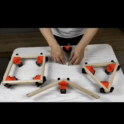 PRENSAS ESQUINERAS CON RESORTE SET 4 Piezas + Repuesto - COD:100414
