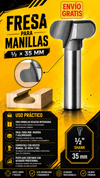 Fresa para Manillas ½ x 35mm - 101015