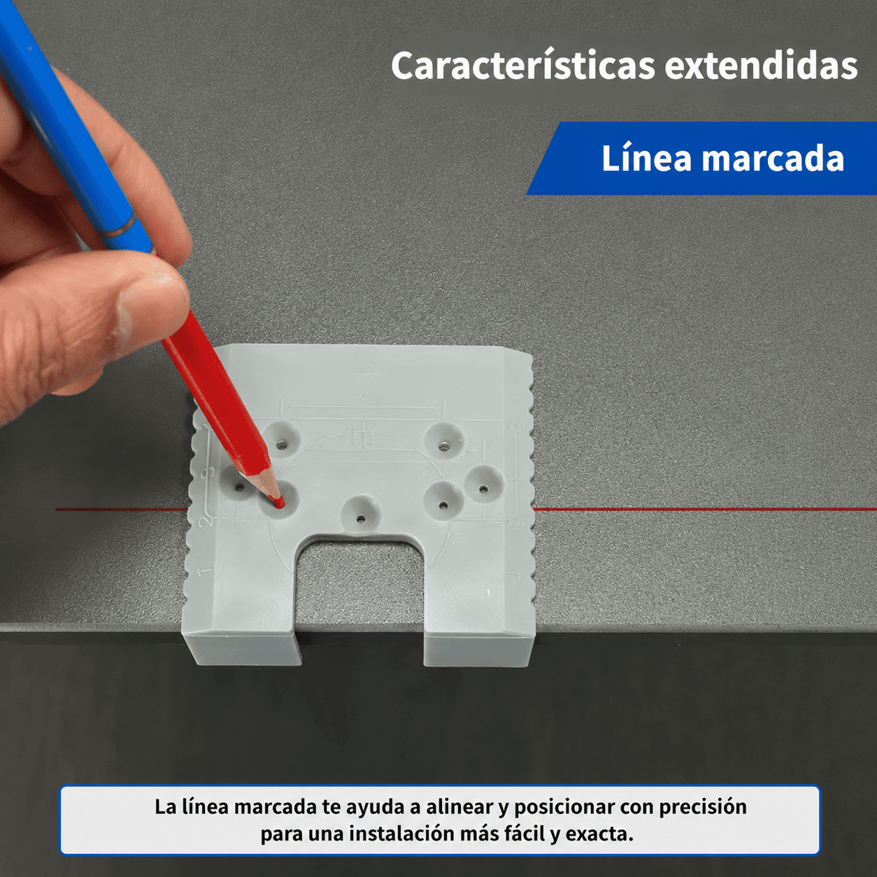 Espaciador y Guia Magnetico para Bisagras - COD:100999