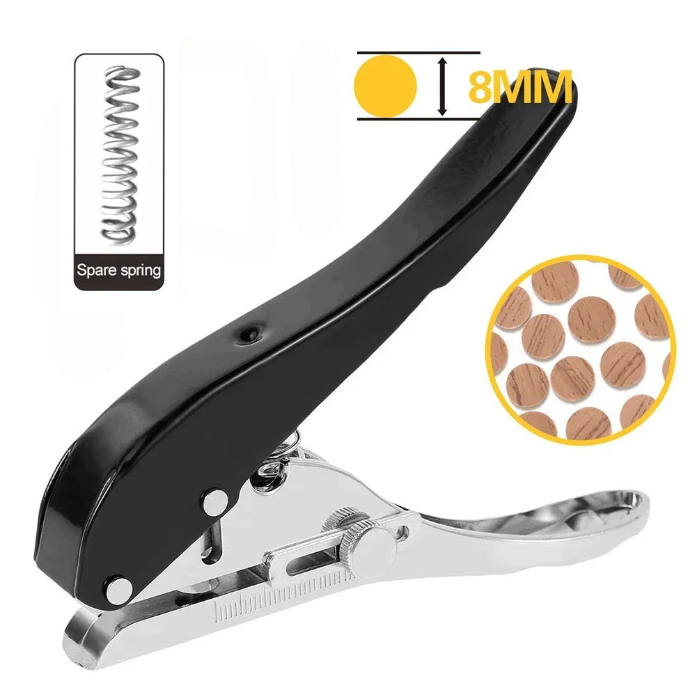 PERFORADORA DE CANTOS 8MM - NEGRO - COD:100369