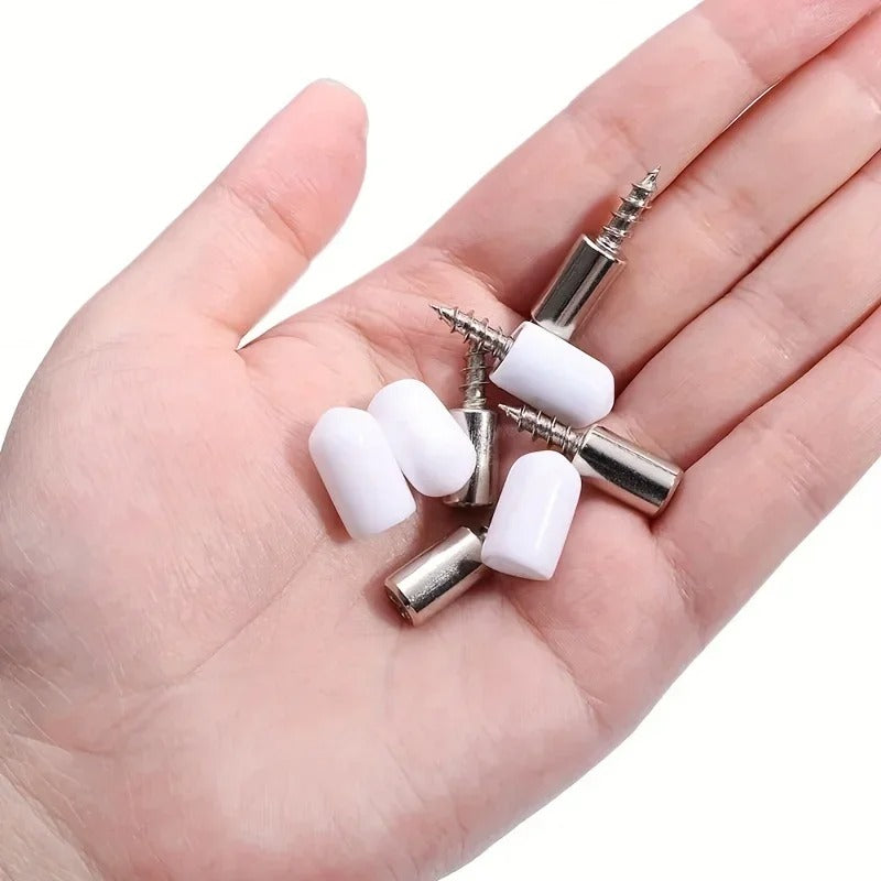 Soporte Metal Tipo Tornillo - Para Estante - (COD:100519 - 100518 - 100517)