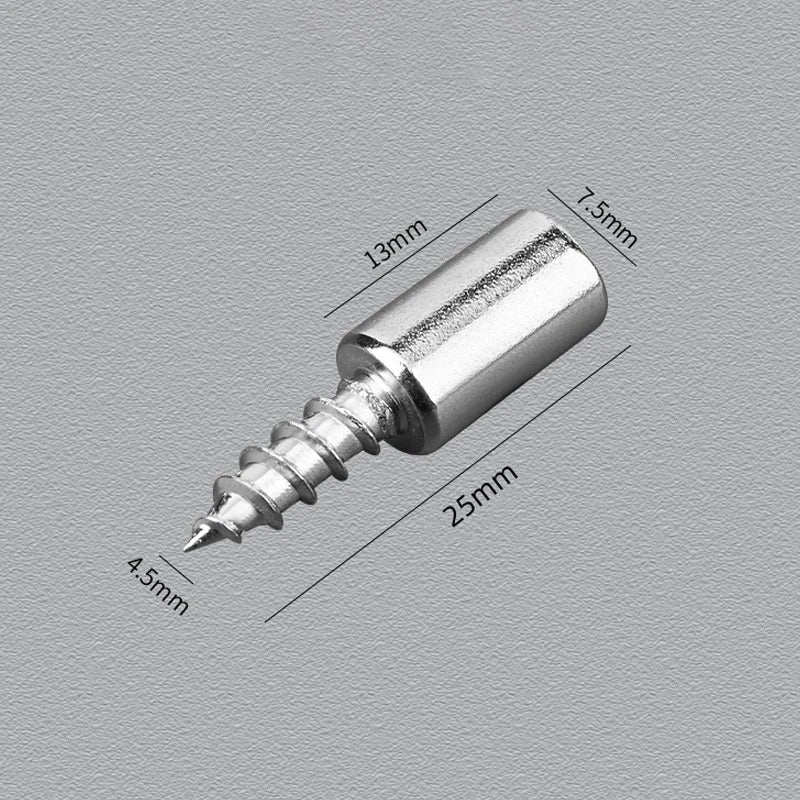Soporte Metal Tipo Tornillo - Para Estante - (COD:100519 - 100518 - 100517)