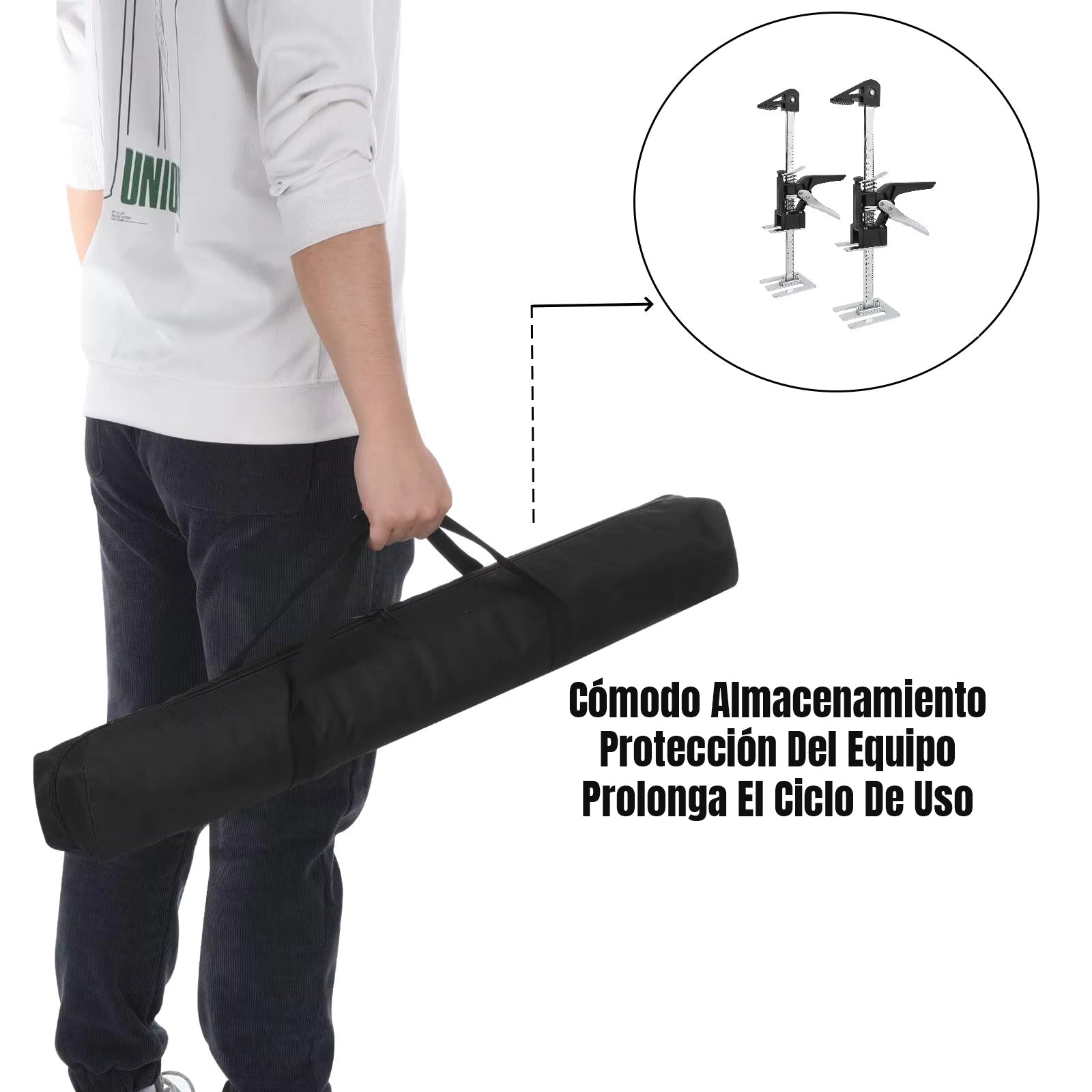 PRENSA ELEVADOR  2 EN 1 - MULTIUSO  CAPACIDAD DE 200 KG - COD:100412
